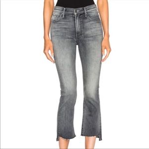 Mother Insider Crop Step Fray